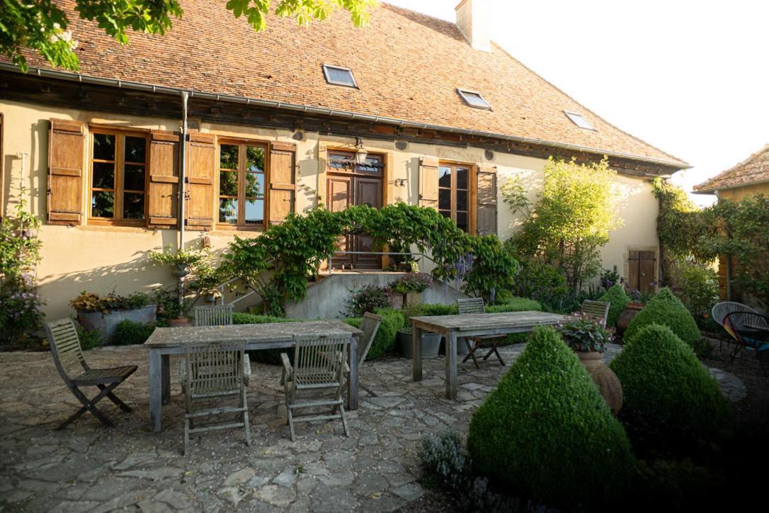 Bed and Breakfast Les Jardins Des Soussilanges Céron Exterior foto